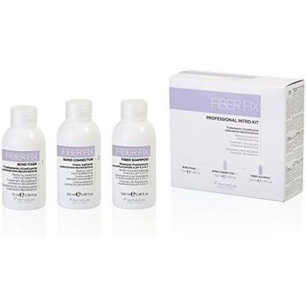 Kit tratament colorează păr, Fanola Fiber Fix, 265g