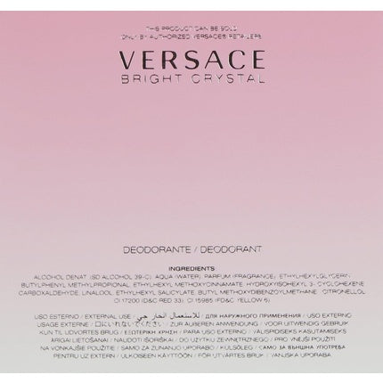Deodorant spray Versace Bright Crystal 50ml