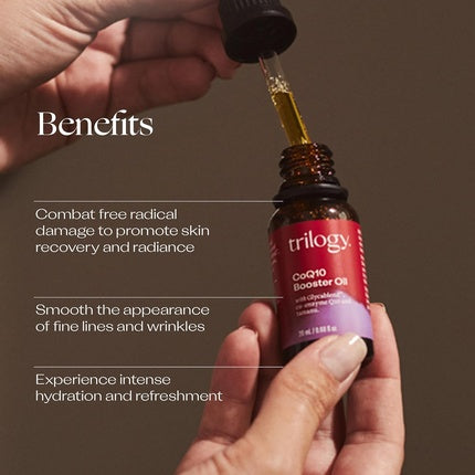 Ulei corp, Trilogy, CoQ10, 20ml, roșu