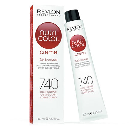 Cremă Colorantă Păr, Revlon, Nutri Color 740, Cupru Deschis 100ml