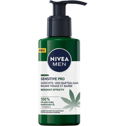 Balsam față și barbă, Nivea Men, Sensitive Pro, 150 ml