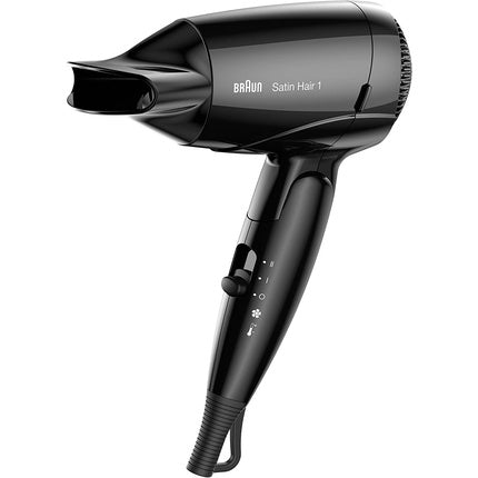 Uscător de păr, Braun Satin Hair 1, 1200W, negru