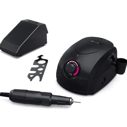 Pilă electrică unghii, Semilac, 65W, negru