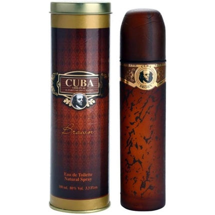 Apă de toaletă bărbați, Cuba, Brown, 100ml