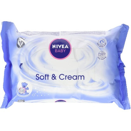Servetele umede, Nivea, Soft and Cream, 63ml