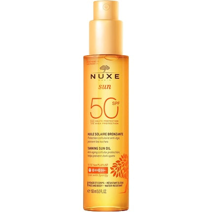 Ulei bronzant fata si corp, NUXE, SPF50, 150ml
