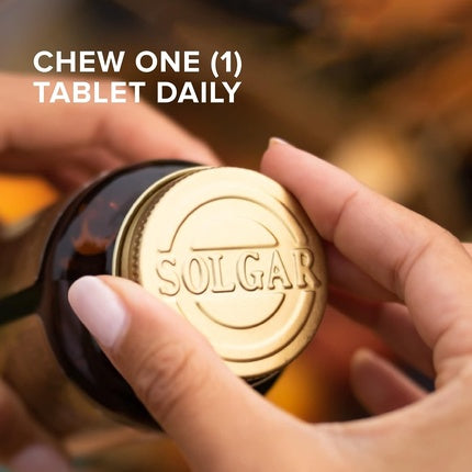 Vitamine masticabile, Solgar, D3 1000 IU, fără gluten
