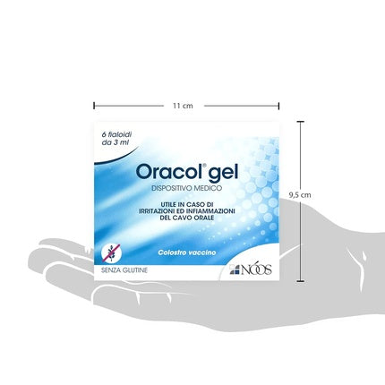 Gel Antiseptic Noos Oracol, 6 x 3ml, alb