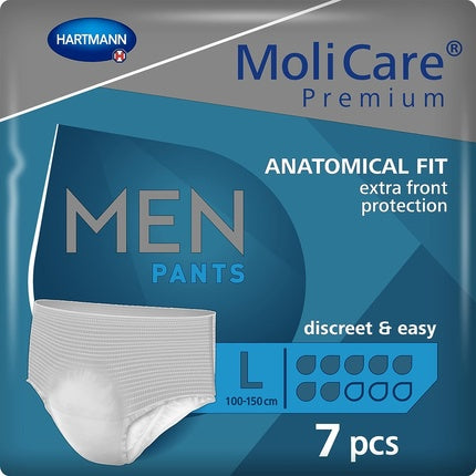 Pantaloni incontinenta, Molicare, Premium Men, Aloe Vera, marime L