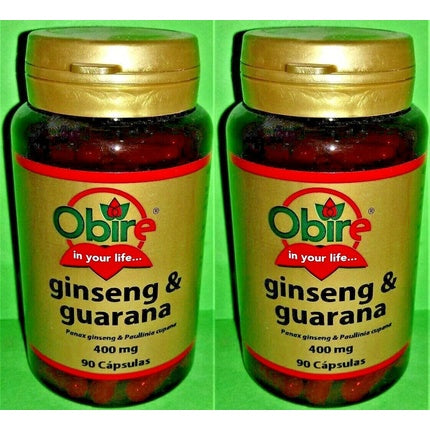 Supliment Obire, Ginseng & Guarana, 400mg