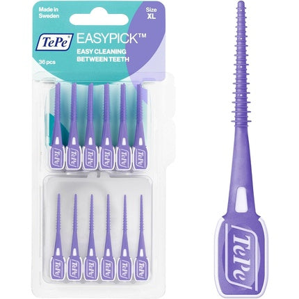 Scobitori dentare Tepe Easypick, marimea XL, mov