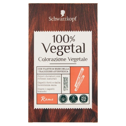 Vopsea de păr, Schwarzkopf, 100% Vegetal, cupru