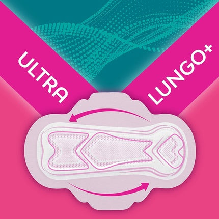 Absorbante ultra subțiri, Nuvenia, super lungi cu aripioare