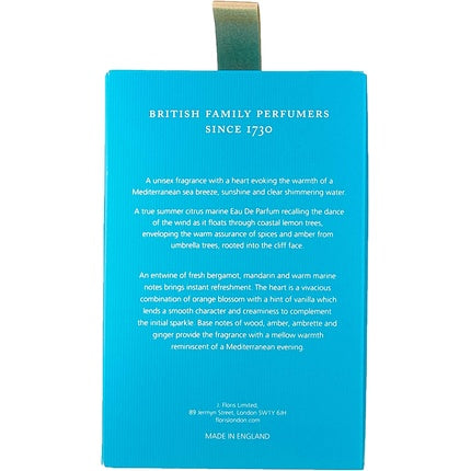 Parfum, Floris, Bergamotto Di Positano, 100ml, albastru