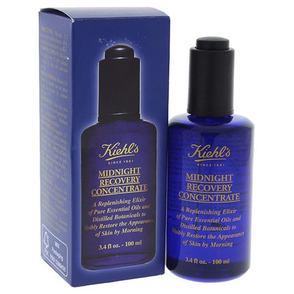 Serum facial, Kiehl's, Midnight Recovery, albastru 100ml