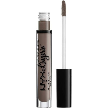 Ruj lichid NYX, Lip Lingerie, maro, mat