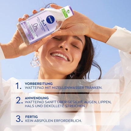 Apă micelară, Nivea, MicellAir 5-in-1, 100ml, transparent