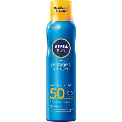 Spray protectie solara, Nivea, Protect And Refresh SPF50, 200ml