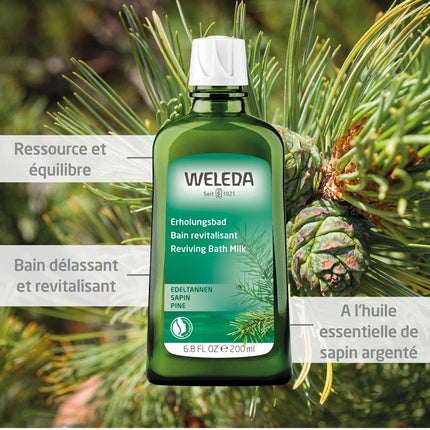 Lapte de baie, Weleda, Pine, 200ml