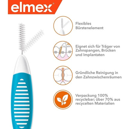 Periuțe Interdentare, Elmex, mărime 3, albastru
