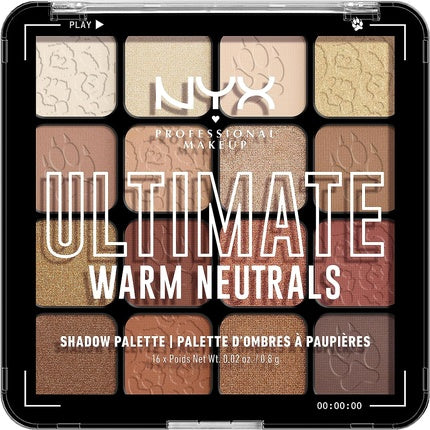 Paleta Farduri de Pleoape, NYX, Ultimate Shadow 16 Nuante Multicolor