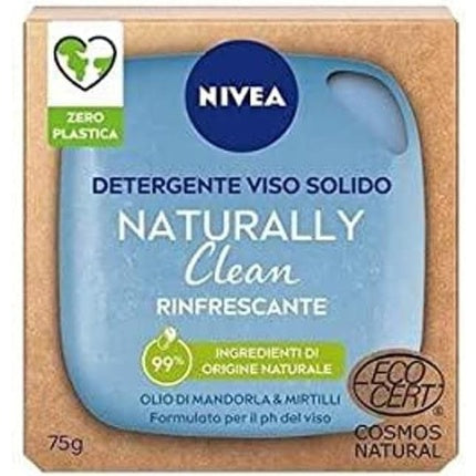 Demachiant solid, Nivea, Naturally Clean, 75g