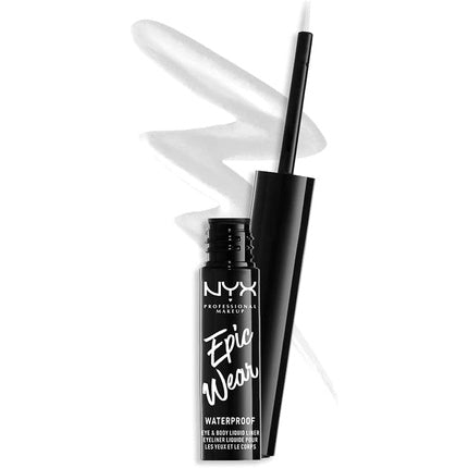 Eyeliner lichid, NYX, Epic Wear, alb