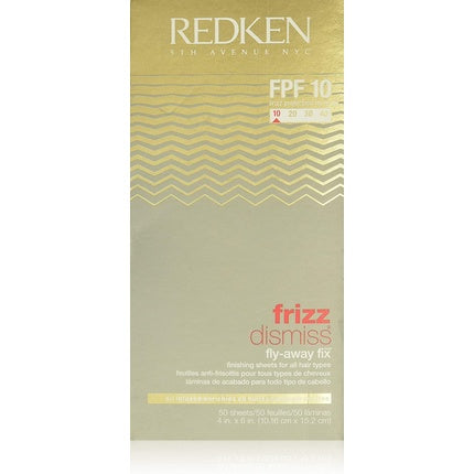 Șervețele Anti-Frizz Redken Frizz Dismiss, Aurii