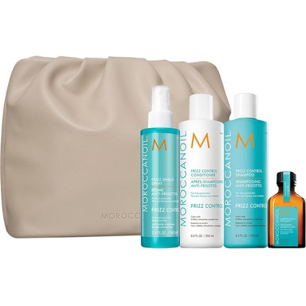 Set Îngrijire Păr, Moroccanoil, anti-frizz, bej