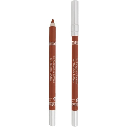 Creion de buze T. Leclerc Paris 1881, 1.2g, maro