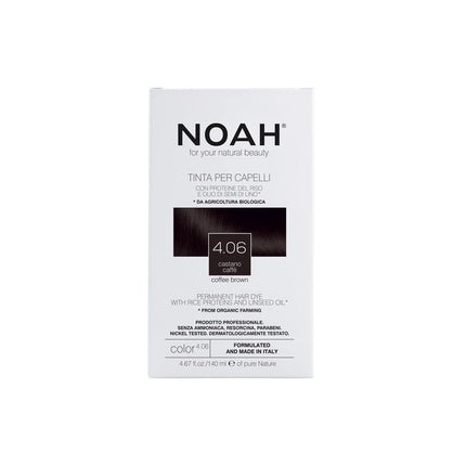 Vopsea de păr, Noah, Coffee Brown, 140ml