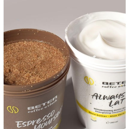 Set Îngrijire Corp Beter, Coffee O'clock, 2 piese, Maro/Alb