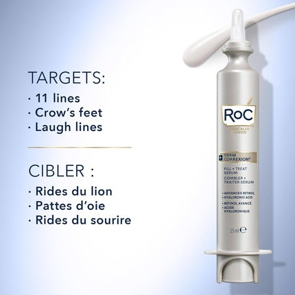 Ser anti-îmbătrânire RoC Derm Correxion, Retinol, 15ml