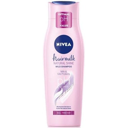 Șampon Nivea Hairmilk, Natural Shine, 250ml, roz