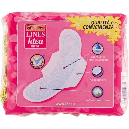 Absorbante, Lines, Idea Ultra, roz