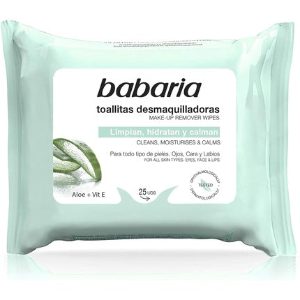 Șervețele demachiante, Babaria, Aloe Vera