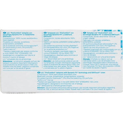 Tampon o.b. ProComfort, Easy Insertion