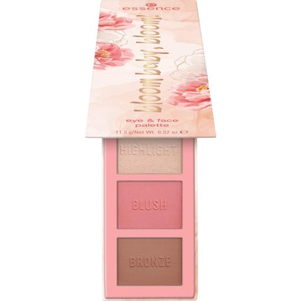 Paletă ochi și față Essence Bloom Baby Bloom 7 culori