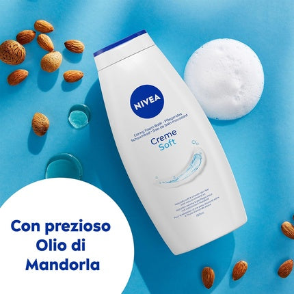 Gel de dus, Nivea Creme Soft, 750ml, Ulei de migdale