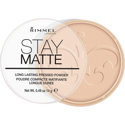 Pudra Compacta Rimmel, Stay Matte, 14g, Peach