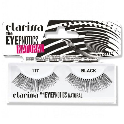 Gene False Clarissa Eyepnotics Naturale, Negru