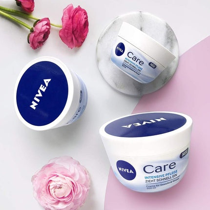 Cremă corp și față, Nivea, Intensive Care, 400 ml, alb