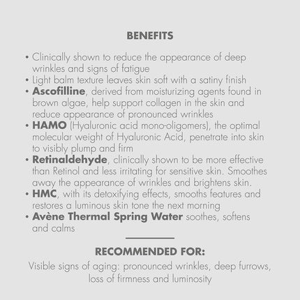 Cremă de noapte, Avène, PhysioLift, Alb