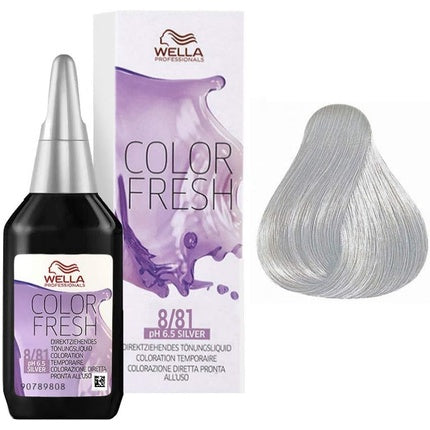 Vopsea de păr, Wella, Color Fresh 8/81, Blond deschis perlat