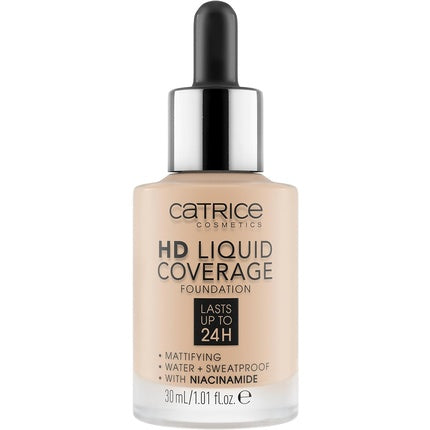Fond de ten lichid, Catrice HD Liquid Coverage, waterproof, 30ml