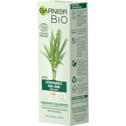 Crema hidratanta BIO ECOCERT, Garnier, Lemongrass, 50ml