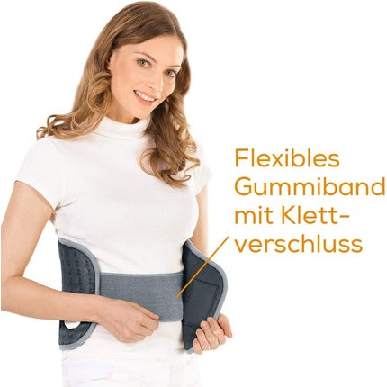 Pad încălzire, Beurer, HK 49, elastic, închidere Velcro, gri