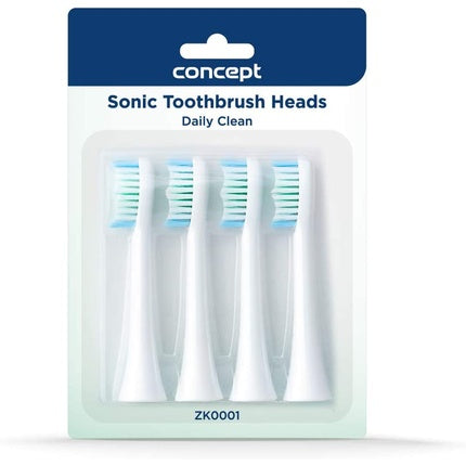 Capete de periuță interschimbabile, Concept, ZK0001, alb