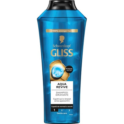 Șampon Gliss Aqua-Revive, albastru, 400ml