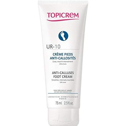 Crema pentru calcaie, Topicrem UR-10, 75ml